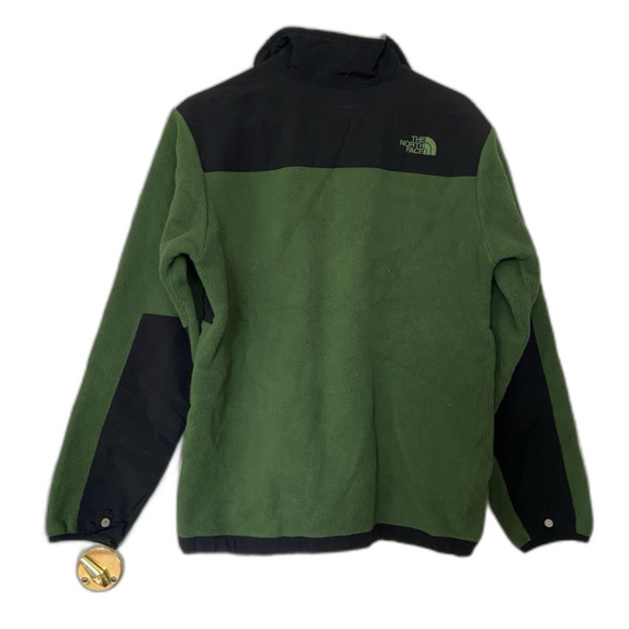 The North Face Denali Fleece Jacket — Boys XL (18/20) Green/Black - Picture 3 of 8